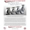 Service Caster 6 Inch Kingpinless Semi Steel Wheel Swivel Top Plate Caster SCC-KP30S620-SSR - alternate 3